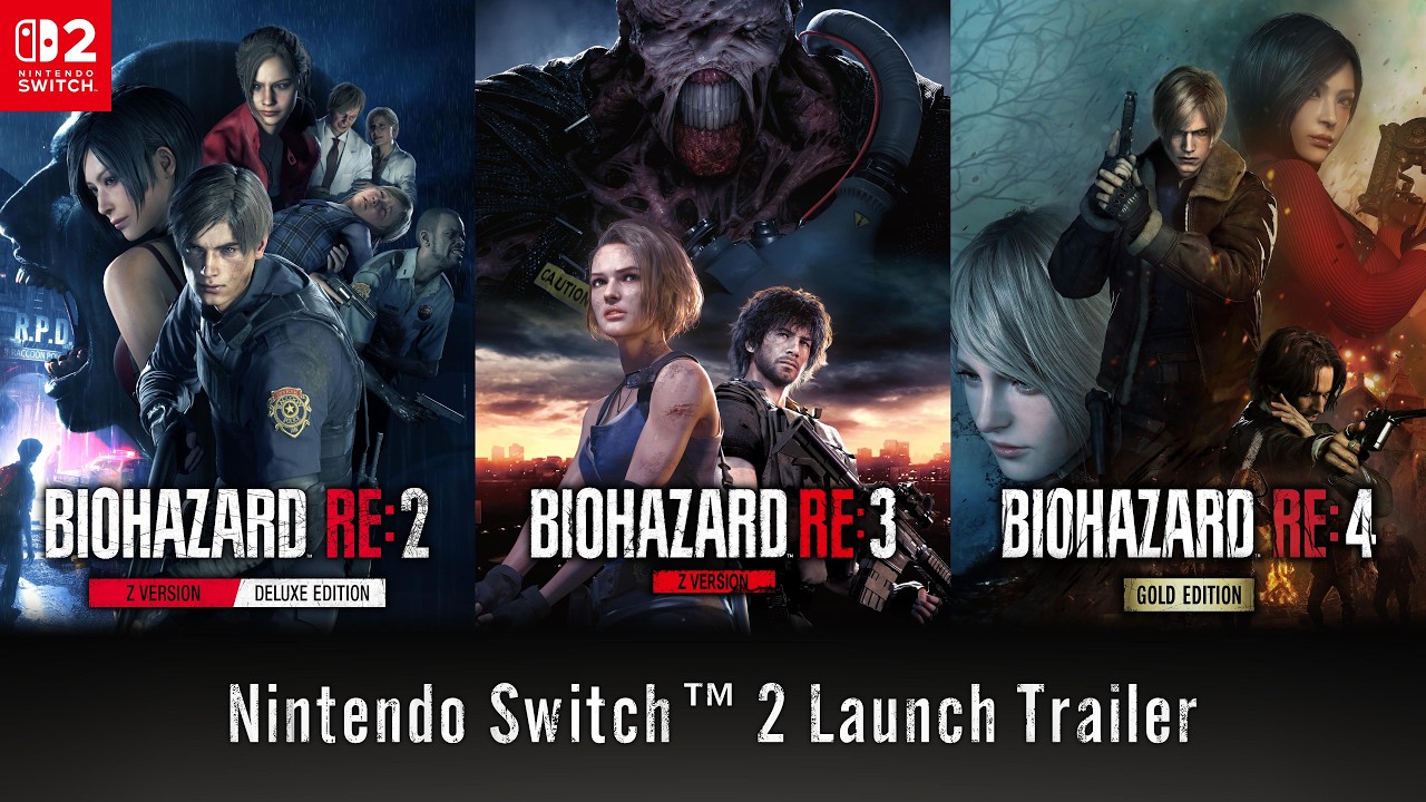 「対戦モードも入ってる？」→Switch2版『バイオRE:3』、非対称対戦『レジスタンス』はまさかの“◯◯”（公式動画のサムネイル）