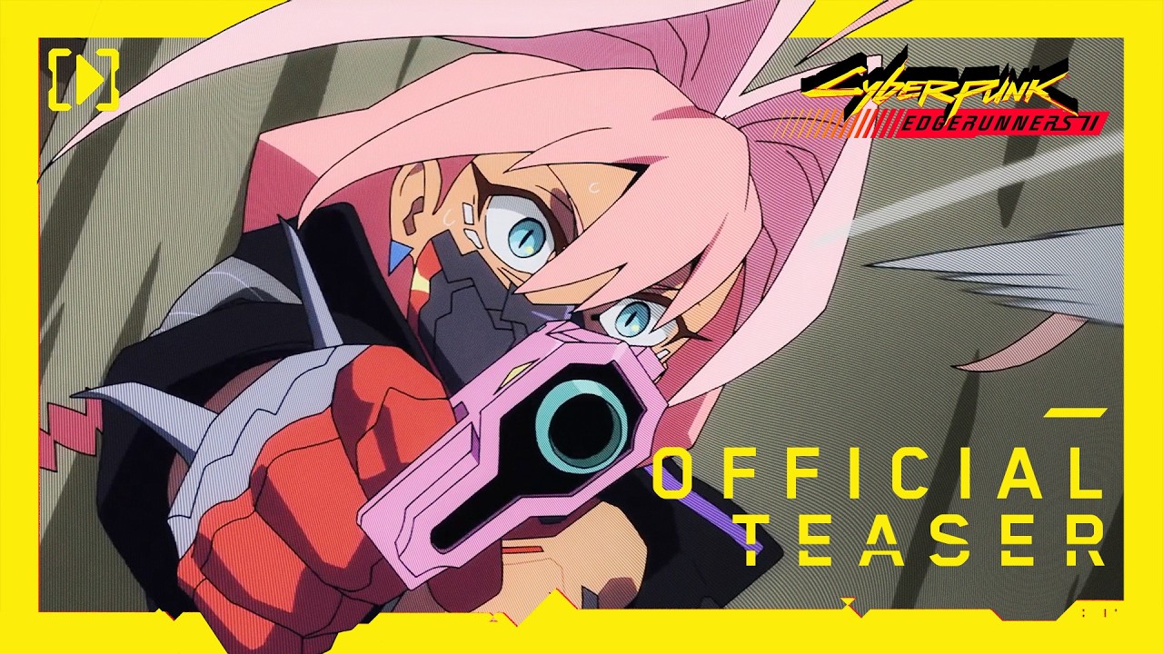「年齢不詳の怪演」→アニメ『エッジランナーズ2』で謎の女性を演じるのはまさかの“◯◯さん”（公式動画のサムネイル）