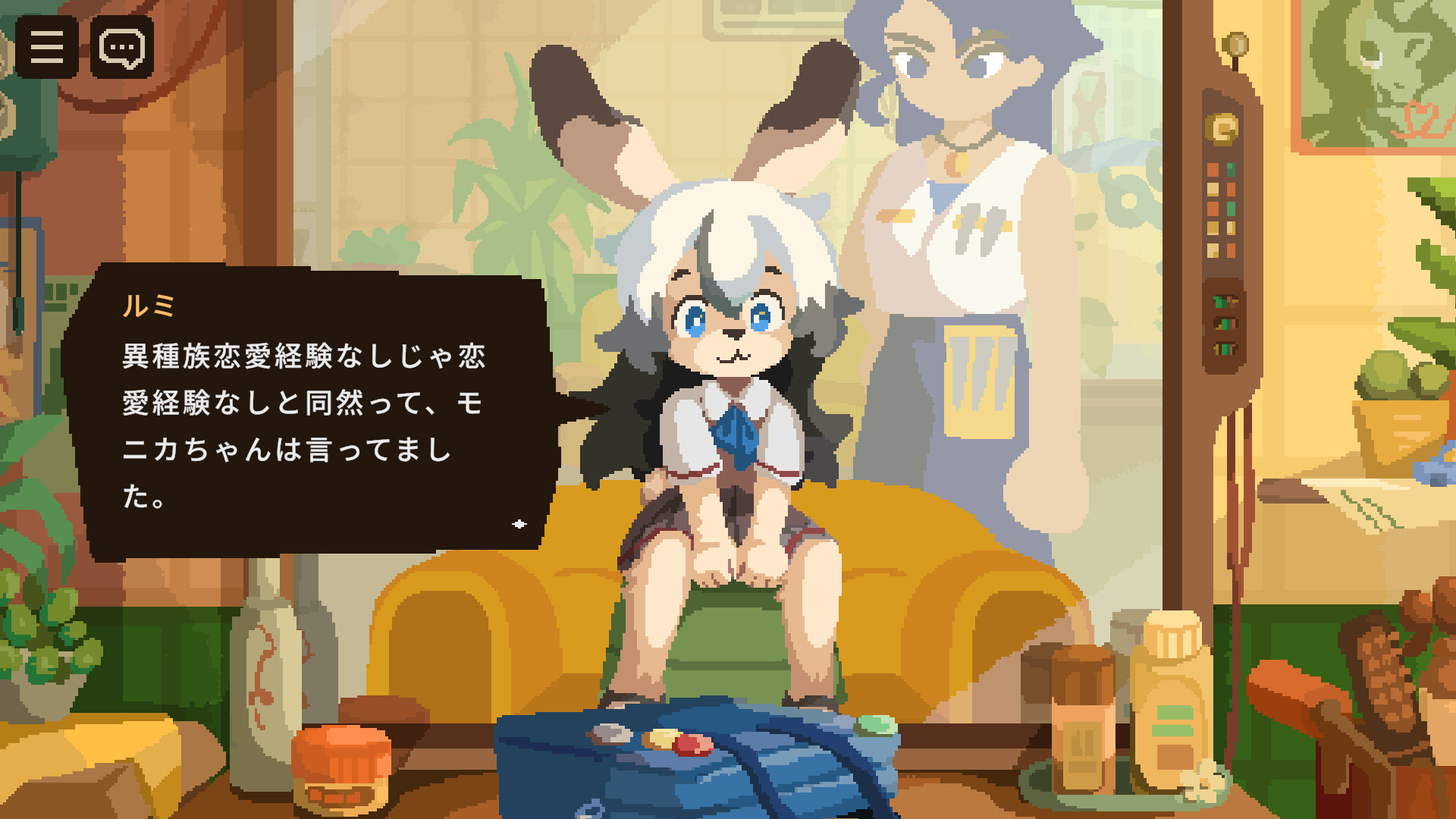 獣人の髪を切って悩みを聞くだけのゲーム、ウィッシュリストがまさかの“◯◯件”を突破の画像