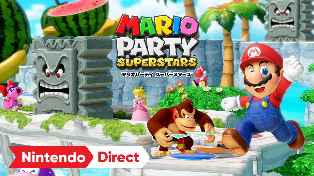 手の負傷が相次いだN64の“スティック回し”、『マリパ スーパースターズ』は警告付きで復活（公式動画のサムネイル）