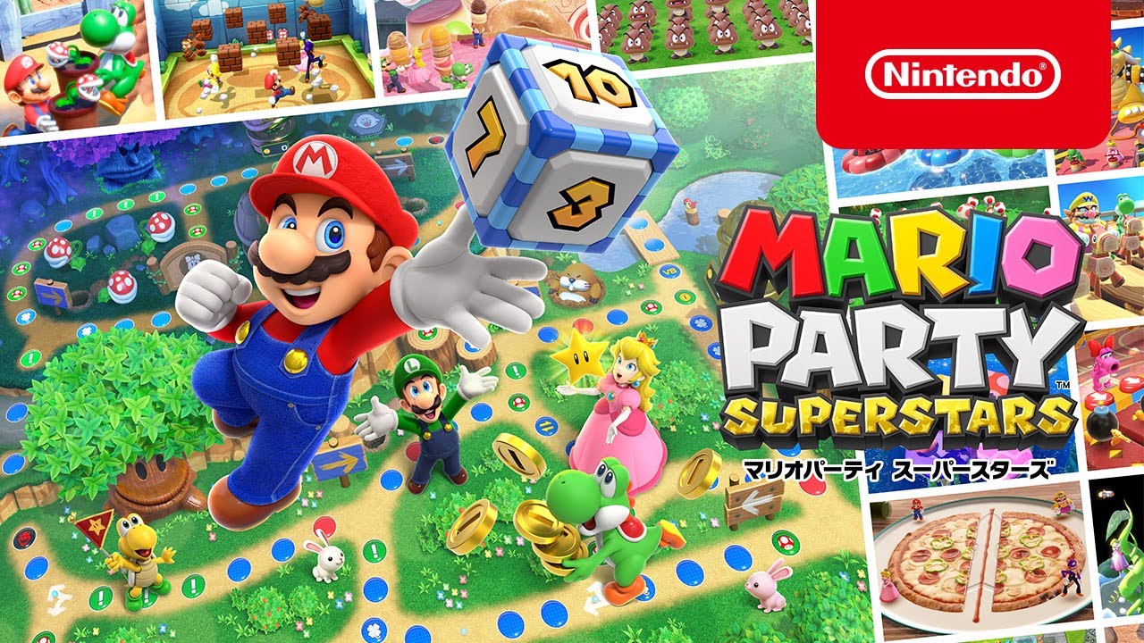 手の負傷が相次いだN64の“スティック回し”、『マリパ スーパースターズ』は警告付きで復活（公式動画のサムネイル）