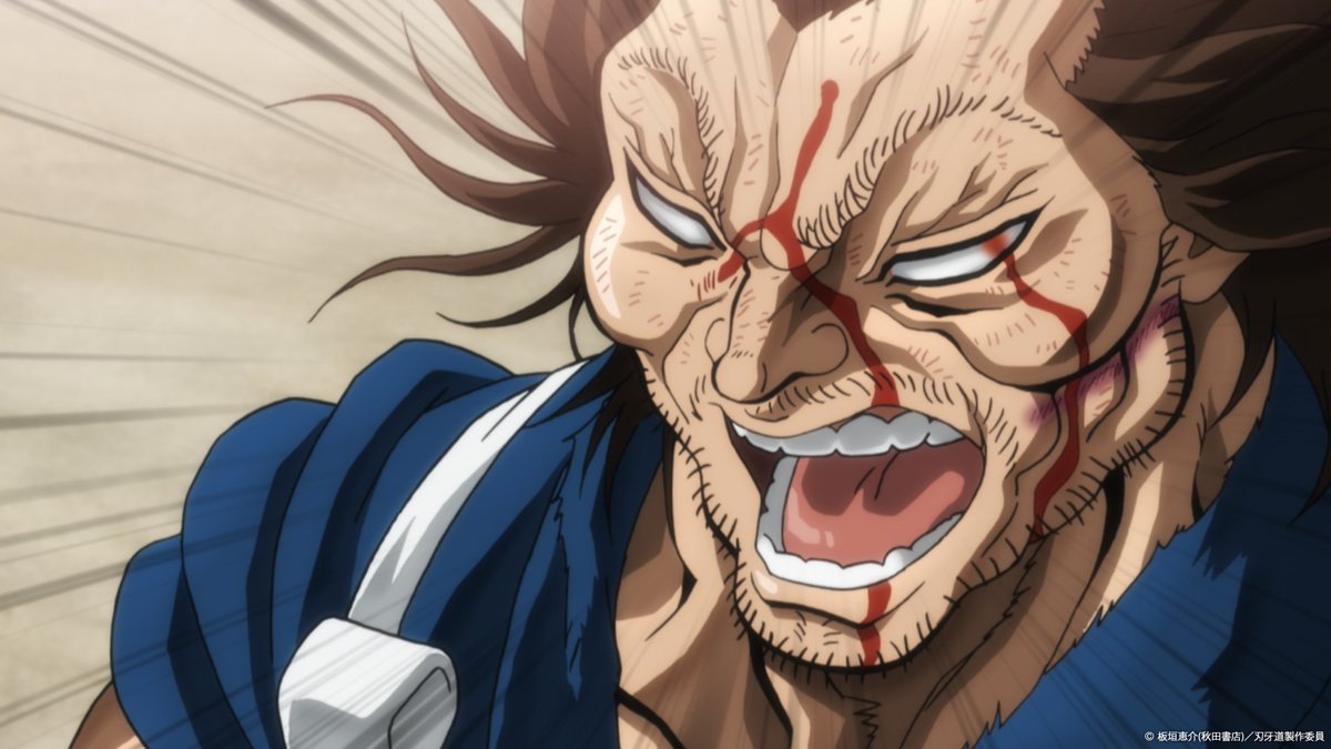 格闘アニメ『刃牙』の最強の闘士たちが「トリック・オア・トリートッッ」、お菓子を渡さない選択肢がなさすぎる（公式Xの投稿の画像）